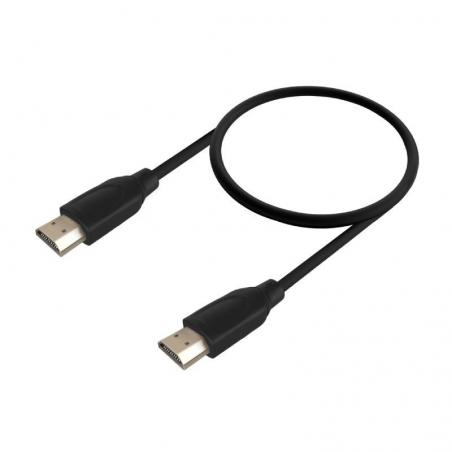 Cable HDMI 2.0 4K Aisens A120-0721/ HDMI Macho - HDMI Macho/ 50cm/ Negro