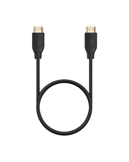 Cable HDMI 2.0 4K Aisens A120-0721/ HDMI Macho - HDMI Macho/ 50cm/ Negro