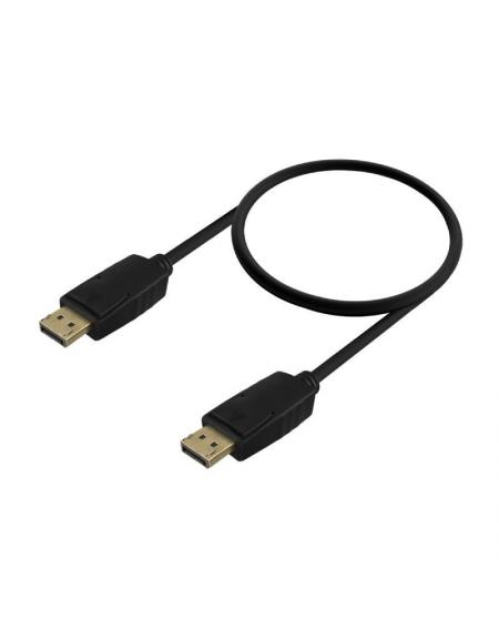 Cable DisplayPort 1.2 CCS 4K Aisens A124-0737/ DisplayPort Macho - DisplayPort Macho/ 50cm/ Negro