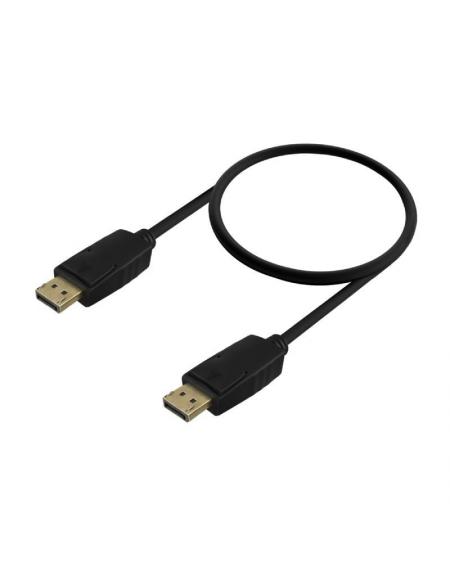 Cable DisplayPort 1.2 CCS 4K Aisens A124-0741/ DisplayPort Macho - DisplayPort Macho/ 3m/ Negro