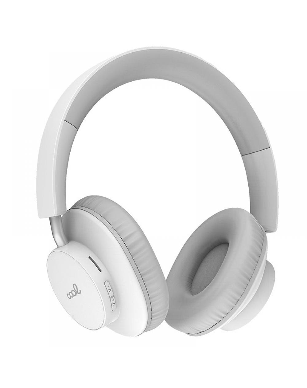 Auriculares Stereo Bluetooth Cascos COOL Smarty Blanco