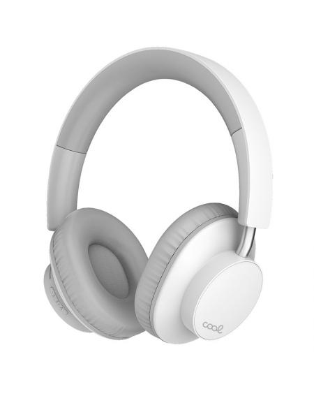 Auriculares Stereo Bluetooth Cascos COOL Smarty Blanco