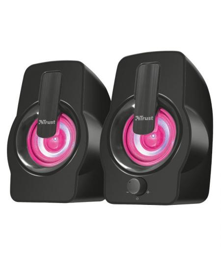 Altavoces Trust Gemi RGB/ 12W/ 2.0 - Imagen 2