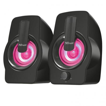 Altavoces Trust Gemi RGB/ 12W/ 2.0 - Imagen 2