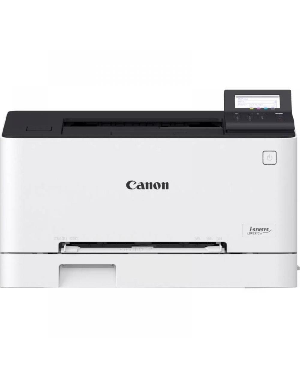 Impresora Láser Color Canon I-SENSYS LBP631CW WiFi/ Blanca