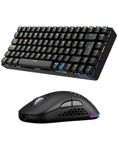 Pack Gaming Hiditec/ Teclado Mecánico Inalámbrico GM1K + Ratón Inalámbrico GX30 PRO Wireless