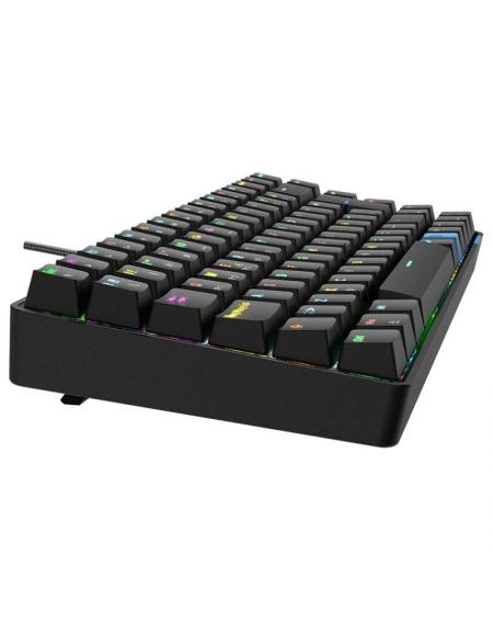 Teclado Gaming Mecánico Inalámbrico Hiditec GM1K/ Hot-Swap switch Gateron Brown