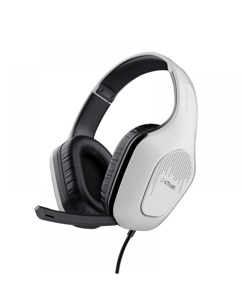 Auriculares Gaming con Micrófono Trust Gaming GXT 415 Zirox PS5/ Jack 3.5/ Blancos