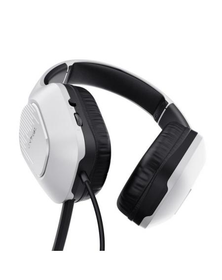 Auriculares Gaming con Micrófono Trust Gaming GXT 415 Zirox PS5/ Jack 3.5/ Blancos