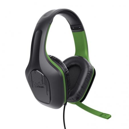 Auriculares Gaming con Micrófono Trust Gaming GXT 415 Zirox Xbox/ Jack 3.5/ Verdes