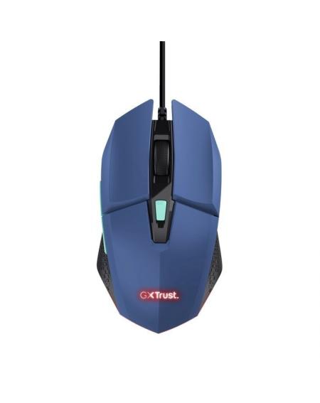 Ratón Gaming Trust Gaming GXT 109 Felox/ Hasta 6400 DPI/ Azul