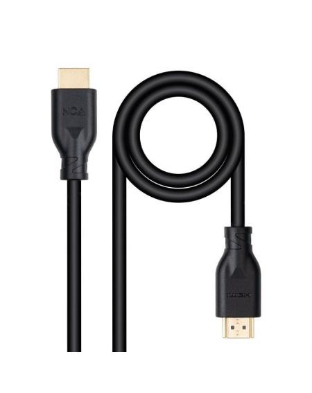 Cable HDMI 2.0 4K CCS Nanocable 10.15.3901/ HDMI Macho - HDMI Macho/ 1m/ Negro