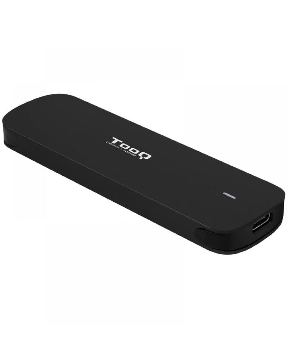 Caja Externa para Disco SSD M.2 NVMe TooQ TQE-2201B/ USB 3.1 Gen2/ Sin tornillos