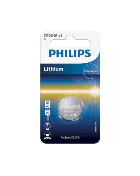 Pila de Botón Philips CR2016/ 3V
