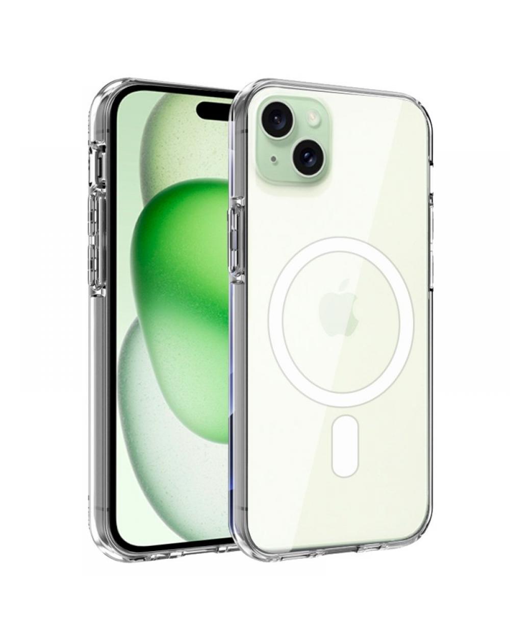 Carcasa COOL para iPhone 15 Plus Magnética Transparente