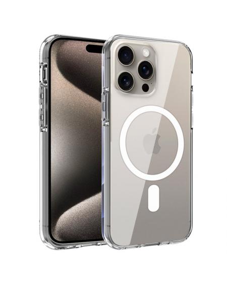 Carcasa COOL para iPhone 15 Pro Max Magnética Transparente