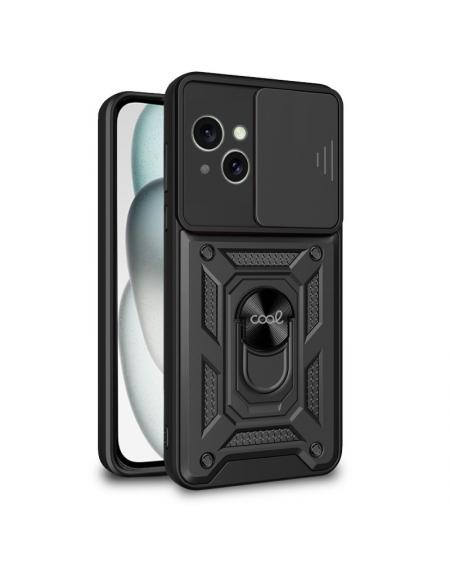 Carcasa COOL para iPhone 15 Hard Ring Negro