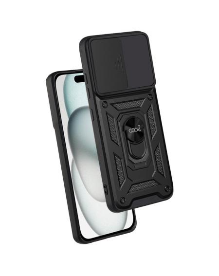 Carcasa COOL para iPhone 15 Hard Ring Negro