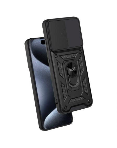 Carcasa COOL para iPhone 15 Pro Hard Ring Negro