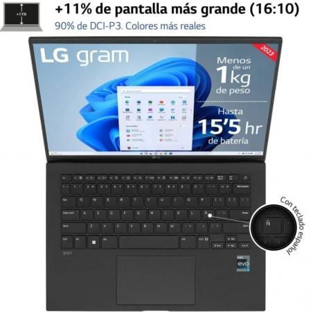 Portátil LG Gram 14Z90R-G.AP75B Intel Core i7-1360P/ 32GB/ 512GB SSD/ 14'/ Win11 Pro