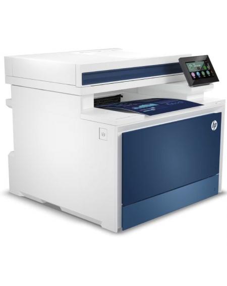 Multifunción Láser Color HP LaserJet Pro 4302fdw/ WiFi/ Fax/ Dúplex/ Blanca y Azul