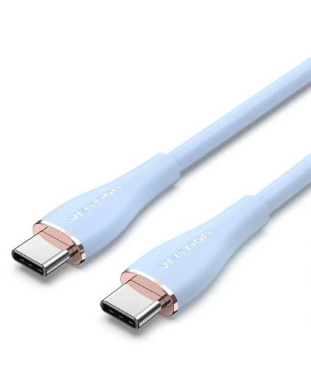 Cable USB 2.0 Tipo-C Vention TAWSF/ USB Tipo-C Macho - USB Tipo-C Macho/ 1m/ Azul