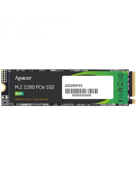 Disco SSD Apacer AS2280P4X 512GB/ M.2 2280 PCIe