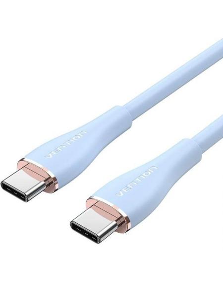 Cable USB 2.0 Tipo-C Vention TAWSG/ USB Tipo-C Macho - USB Tipo-C Macho/ 1.5m/ Azul