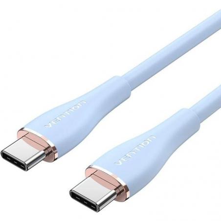 Cable USB 2.0 Tipo-C Vention TAWSG/ USB Tipo-C Macho - USB Tipo-C Macho/ 1.5m/ Azul