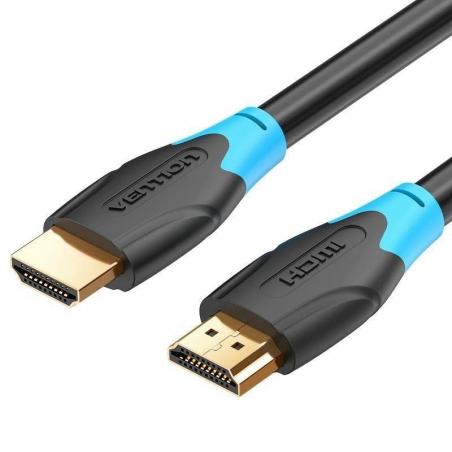 Cable HDMI 2.0 4K Vention AACBK/ HDMI Macho - HDMI Macho/ 8m/ Negro