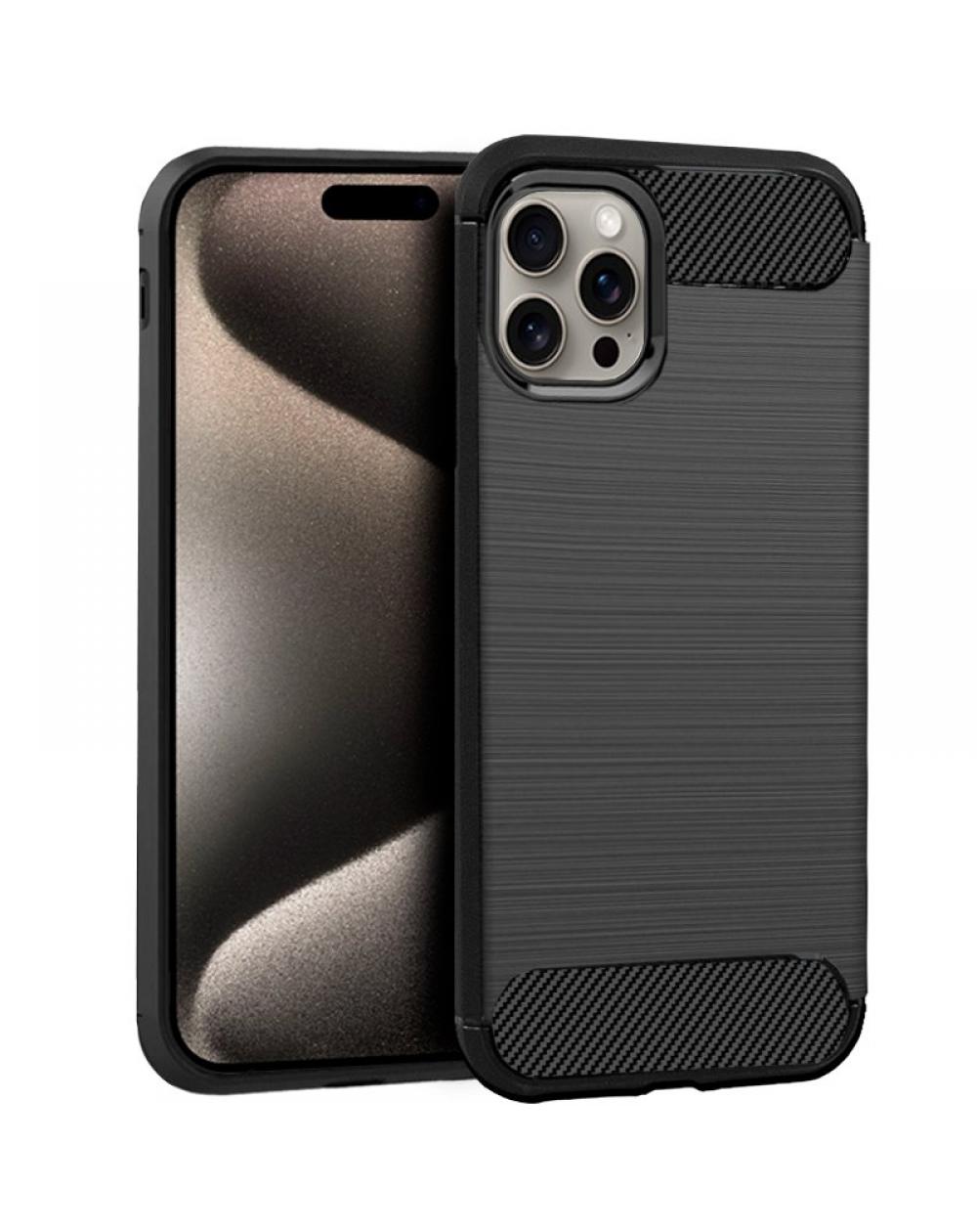 Carcasa COOL para iPhone 15 Pro Max Carbón Negro