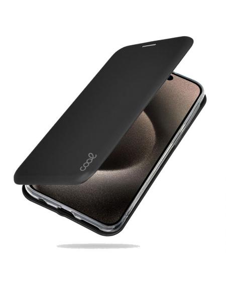 Funda COOL Flip Cover para iPhone 15 Pro Max Elegance Negro