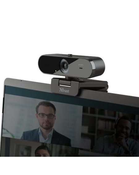 Webcam Trust TW-250/ Enfoque Automático/ 2560 x 1440 QHD