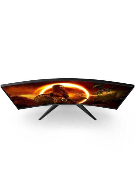 Monitor Gaming Curvo AOC CQ32G2SE/BK 31.5'/ QHD/ 1ms/ 165Hz/ VA/ Multimedia/ Negro