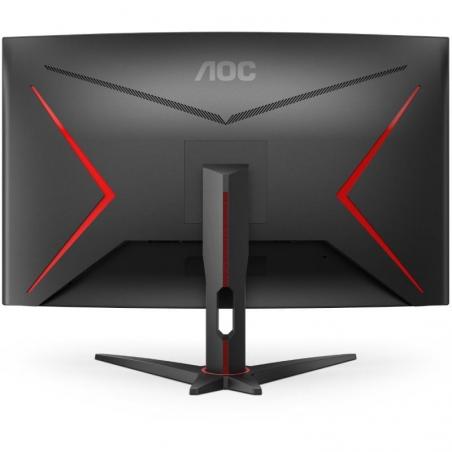 Monitor Gaming Curvo AOC CQ32G2SE/BK 31.5'/ QHD/ 1ms/ 165Hz/ VA/ Multimedia/ Negro