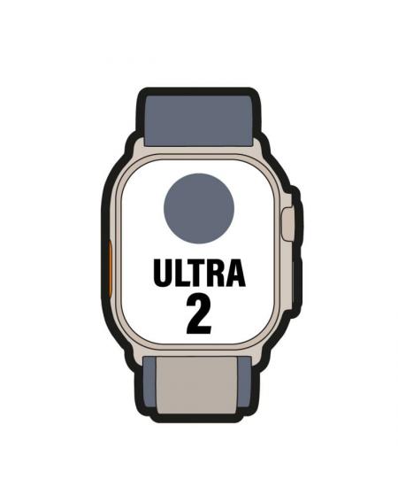 Apple Watch Ultra 2/ GPS/ Cellular/ 49mm/ Caja de Titanio/ Correa Loop Alpine Azul M Mediana