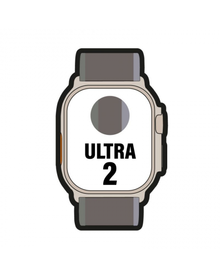 Apple Watch Ultra 2/ GPS/ Cellular/ 49mm/ Caja de Titanio/ Correa Loop Trail Azul/Negro S/M