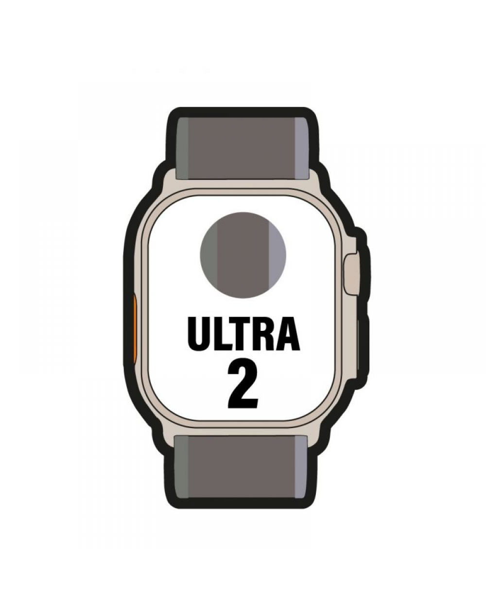 Apple Watch Ultra 2/ GPS/ Cellular/ 49mm/ Caja de Titanio/ Correa Loop Trail Azul/Negro S/M