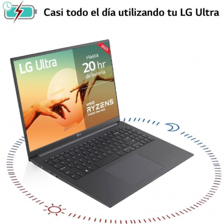 Portátil LG Ultra 16U70R-G.AA76B Ryzen 7 7730U/ 16GB/ 512GB SSD/ 16'/ Win11
