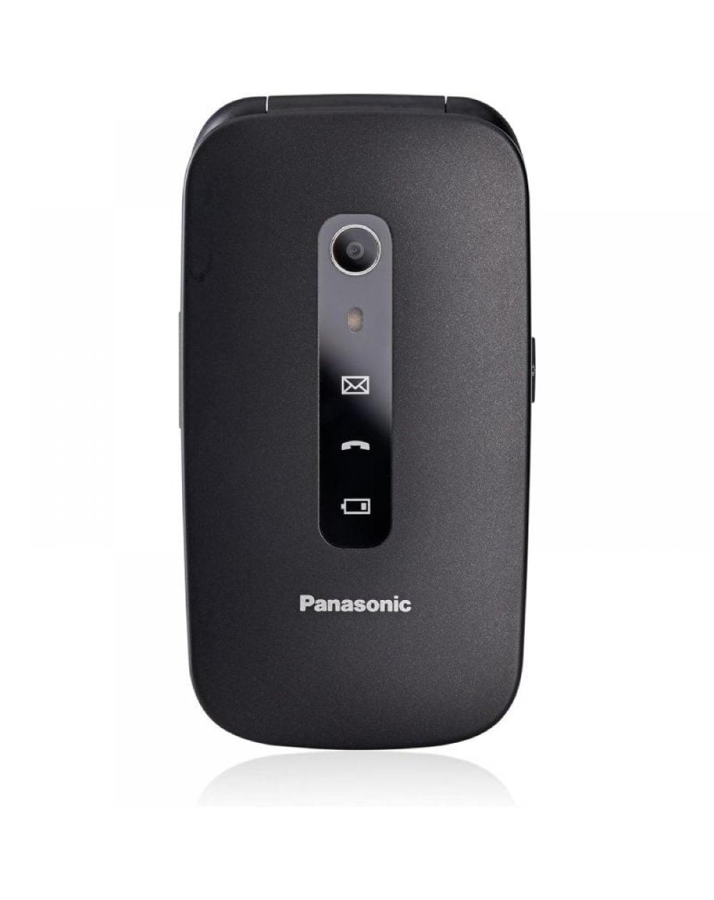 Teléfono Móvil Panasonic KX-TU550 para Personas Mayores/ Negro