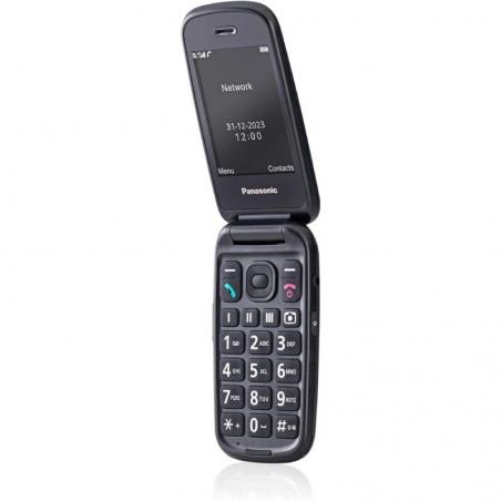 Teléfono Móvil Panasonic KX-TU550 para Personas Mayores/ Negro