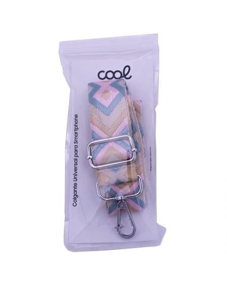 Correa Colgante COOL Universal con Tarjeta para Smartphone Beige