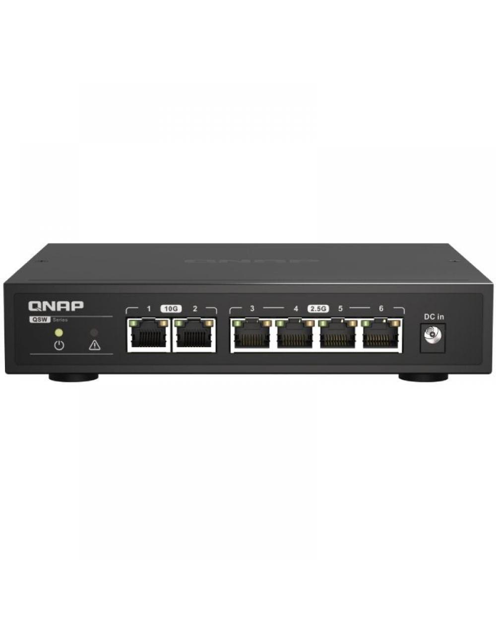 Switch QNAP QSW-2104-2T 6 Puertos/ RJ-45 10/100/1000/10GBASE-T