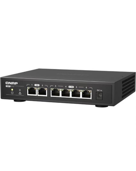 Switch QNAP QSW-2104-2T 6 Puertos/ RJ-45 10/100/1000/10GBASE-T