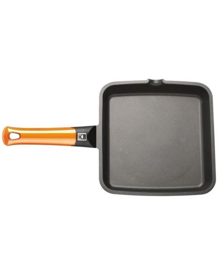 Asador Bra Efficient Orange A281328/ Ø28cm/ Aluminio fundido/ Apto para Inducción