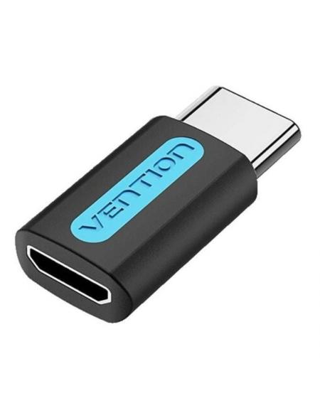 Adaptador USB Vention CDXB0/ USB Tipo-C Macho - MicroUSB Hembra