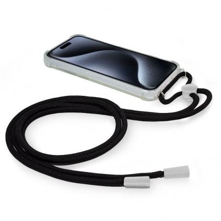 Carcasa COOL para iPhone 15 Pro Cordón Negro