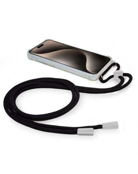 Carcasa COOL para iPhone 15 Pro Max Cordón Negro