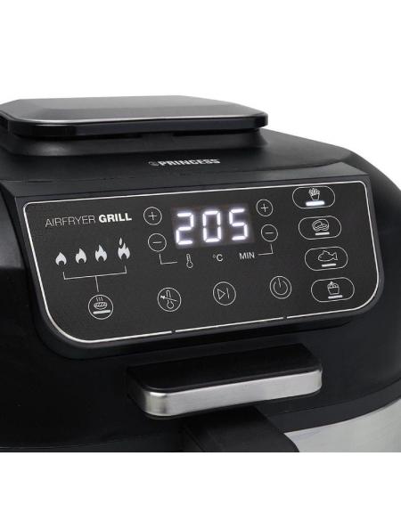 Freidora por Aire / Sin Aceite con Parrilla Princess Airfryer Grill 182092/ 1760W/ Capacidad 5.6L