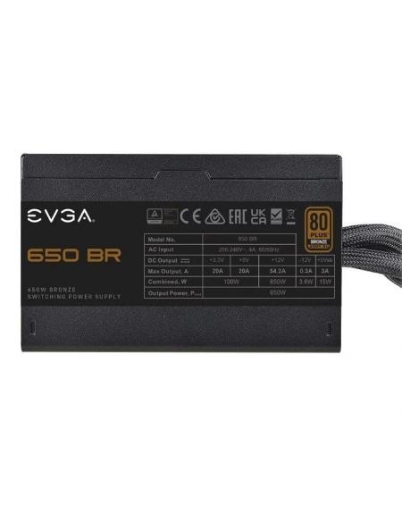 Fuente de Alimentación EVGA 650 BR/ 650W/ Ventilador 12cm/ 80 Plus Bronze